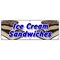 Signmission Ice Cream Sandwiches Banner Heavy Duty 13 Oz Vinyl with Grommets B-72 Ice Cream Sandwiches - alternate 1
